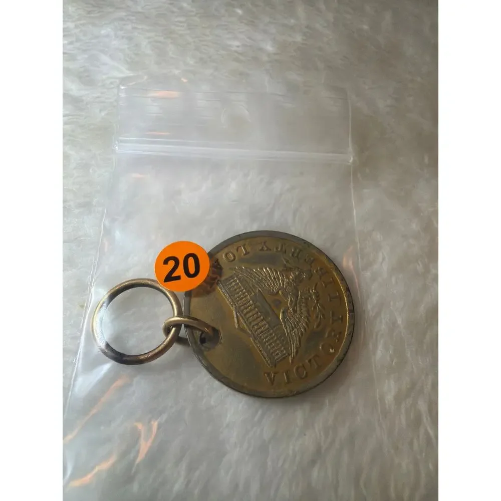 WWI US Treasury Liberty Loan Award Medal Captured German Cannon Patriotic Token